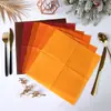 Servilletas Desechables de Color Sólido Cálido Simples Exclusivamente para Comercio Electrónico Transfronterizo, Adecuadas para Decoraciones de Fiesta de Acción de Gracias y Halloween