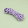 Cuerda de algodón colorida de 5 mm de grosor, ocho hebras, cordón para abrigos, sombreros, pantalones, cintura, tejida a mano.