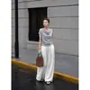 Estilo Casual de Verano 2026 Adelgazante Diseño de Nicho Prendas de Punto Tops Transmisión en Vivo Dropshipping Distribución Transfronteriza