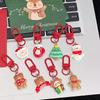 Llavero Colgante Navideño Lindo de Dibujos Animados Regalo de Navidad Papá Noel Colgante para Mochila Adornos Navideños al Por Mayor