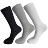 Calcetines de Algodón para Hombres y Mujeres, de Longitud Media, de Longitud Larga, Negros y Blancos, Grises, de Color Puro, Absorbentes de Sudor, Transpirables, Calcetines Deportivos, Calcetines Suaves y Cómodos de Rizo para Todas las Estaciones