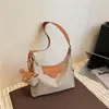 Bolsos de Tela de Nylon Transfronterizos, Bolsos de Hombro para el Viaje Diario, Bolsos de Hombro de Moda con Bloques de Color, Bolsos de Hombro Versátiles y a la Moda