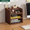 Estante de Almacenamiento para Escritorio de Oficina, Librero de Escritorio, Organizador de Escritorio Vertical de Múltiples Niveles, Estante Organizador para Estación de Trabajo