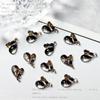 Joyería para uñas de ballena de dibujos animados de alta calidad transparente como el hielo, nueva joyería para uñas de ballena tallada en cristal mixta