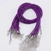 Accesorios para Joyería DIY Cordón Collar de Cordón Cordón Encerado Redondo de 1.5-2 mm Cordón Encerado de Colores Cuerda Gargantilla Cordón para Colgante