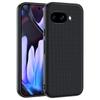 Adequado para Capa de Celular Google Pixel9A, Padrão Fibra de Carbono Kevlar Anti-Queda Ultra Fina Capa de Couro Pixel10A Proteção