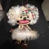Kit de Materiais DIY Feito à Mão para Bonecas de Vagem, Pingente de Sino de Vento de Frutas Acabado, Ornamento para Pendurar no Carro de Boneca de Vagem de Frutas