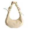 Bolsa de Nube Color Macarrón de Principios de Primavera 2026 Nuevo Estilo Fruncida con Cordón Bolsa Dumpling Estilo Coreano Fresca para Hombro Cruzada