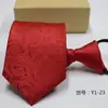 Gravata com Zíper Casual Fácil de Puxar para Homens Novo Estilo Coreano Formal Profissional Gravata Preguiçosa Conveniente Venda por Atacado em Estoque
