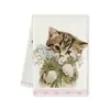 Pano de Lavar Louça para Gato Florido Venda Quente Transfronteiriça Pano de Limpeza para Cozinha Absorvente Toalha Decorativa Pano de Limpeza para Cozinha Pode Ser Rotulado