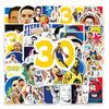 50 piezas de pegatinas de equipaje de estrella de baloncesto Curry personalizadas tendencia graffiti laptop coche decoración comercio exterior
