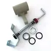 Accesorios para cardadora de alta velocidad bobinadora de hilo cono de bobina bastidor de bobinas soporte de bobina base de bobina anillo de posicionamiento de resorte soporte varilla de tracción de ajuste conjunto