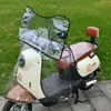 Cubierta Impermeable para Parabrisas de Vehículo Eléctrico Cubierta de Invierno Pvc Engrosado Cubierta para Parabrisas de Motocicleta Eléctrica Resistente a la Lluvia y al Viento Universal para Todas las Estaciones