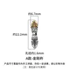 Prata Pura S925 Contas Espaçadoras Sino Vajra Lótus Contas Nuvem Traseira Prata Tailandesa Vintage Acessórios para Pulseira DIY Estilo Tibetano