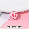 Simulación dibujos animados lindo oso fresa lazo cámara lápiz pegamento en crema material diy funda de teléfono móvil resina coincidencia