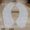 Bordado em algodão sobre base de tecido de algodão Decoração de costura gola DIY suéter camiseta decoração gola Acessórios de vestuário