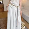 Cuerda de Cintura Tejida a Mano con Cuentas Estilo Étnico Bohemio para Mujer, Cinturón Delgado de Gama Alta de Nicho para Combinar con Accesorios de Vestido