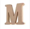 Letras en inglés al por mayor, adornos para bodas, artesanías sencillas de madera, letras DIY, adornos para decoración del hogar