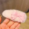 Pinza para el pelo de niña linda de peluche, gafas suaves y lindas, pinza para el pelo de gato, accesorio para el pelo versátil, pinza para flequillo, accesorio para el pelo, accesorio para la cabeza