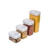 Venta al por mayor de fábrica latas selladas cocina granos caja de almacenamiento a prueba de humedad plástico transparente almacenamiento de conservación al vacío latas selladas