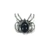 Moda Europea y Americana Venta Caliente Transfronteriza Colgante de Araña Incrustado de Ágata Broche de Araña de Aventurina Amatista para Joyería DIY