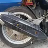 Piezas de Modificación Click para Motocicleta, Piezas Decorativas con Impresión por Transferencia de Agua, Cubierta Antiescarcha para Tubo de Escape de Motocicleta