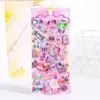 Ytdx Corazón Tridimensional Caramelo Diamante Dibujos Animados Lindo Soñador Infantil Fresco Diario Decoración Pegatinas Transparentes Venta al por Mayor