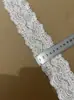 60 Estilos Populares de Adorno de Encaje Elástico en Stock, Negro, Blanco Natural, Blanqueado, Ancho 4-10cm