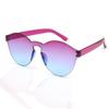 Gafas de Sol Corazón Melocotón Corazón Congelado Transparentes Gafas de Sol Color Caramelo Europeas y Americanas Gafas de Sol Oceánicas Integradas
