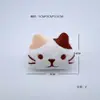 Acessórios de Broche de Boneca de Pelúcia Desenho Animado, Gato Nuvem Branca Fofo, Acessórios de Decoração para Bolsa Boneca Kumamoto
