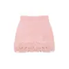 Fabricantes Mayoristas de Ropa para Mujer Transfronterizos 2025 Nueva Falda de Punto a Cuadros Decorada con Borlas Estilo Europeo y Americano