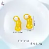 Acessórios de Frutas Douradas de Areia Vietnamitas Colar com Pingente de Amendoim Morango Maçã Material Tecido à Mão DIY Acessórios de Joias