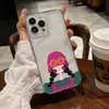 Funda para Teléfono Estilo Norteamericano de Doble Cola de Caballo para Chica Cool para iPhone 17, Funda Suave de TPU Transparente para Apple 18 Pro