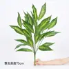 Flores Artificiais Plantas de Simulação 26 Folhas Planta de Taro em Vaso Casa Escritório Mesa Plantas Verdes de Plástico Ornaments de Bonsai Monstera Paisagismo