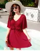 Traje de baño personalizado 2026 Hot Spring Tallas Grandes para Mujer, de una sola pieza, Adelgazante, Conservador, Sexy, Estilo Hada Ins Coreano