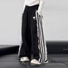 Calça de Moletom Feminina 2026 Barra com Renda Versátil Casual Perna Larga para Crianças Maiores Hellokitty