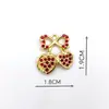 Novos Acessórios DIY de Cereja e Morango com Peças de Liga Esmaltada 3D, Acessórios DIY para Joias, Chaveiros, Bolsas e Pulseiras