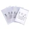Etiquetas de Aviso Transparente Fosca para Sacos Plásticos com Zíper para Roupas, Meias, Roupas Íntimas e Vestuário, Espessados pelo Fabricante