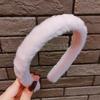Diadema de felpa estilo coreano para mujer, combina con todo, para salir, Mori, súper hada, linda, diadema de piel de ala ancha, cueva para la cabeza, clip para lavarse la cara