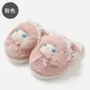 Lindas pantuflas de algodón para mujer para otoño e invierno, pantuflas de felpa para interior del hogar, pantuflas de algodón cálidas de dibujos animados para mujer, venta al por mayor para invierno