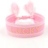 Pulsera de estilo étnico bohemio bordada con cinta, pulsera de moda con cinta de color, correa de muñeca tejida, pulsera genial para parejas