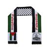 Suministro de fábrica de una variedad de bufandas palestinas con la bandera palestina impresa en poliéster.
