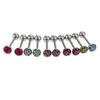 1.6*19*5MM piercing sexy de lengua de leopardo anillo de lengua de acero para cirugía pendientes de cartílago tragus joyería corporal