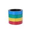 Ventas Directas de Fábrica Tira Magnética Colorida 25 mm*1 mm Pared Magnética Imán Suave Imán de Goma Pegatina Magnética para Refrigerador Tira Magnética