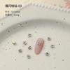 Nova Manicure de Celebridade da Internet Produto Acabado Pilhas de Joias de Diamante Explosivo Estéreo Ponto Quente Venda Quente Acessórios de Unha de Diamante Diamante Fundo Pontiagudo Atacado