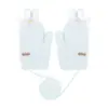Luvas Espessas de Inverno para Crianças com Punhos Canelados de Camada Dupla, Luvas Quentes de Alta Elasticidade para Mulheres, Luvas de Tricô Espessas para Homens