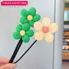 Palillo para Moño de Flor para Niños, Accesorio para Moño Perezoso para Niñas, Lindo Moño de Flor para el Cabello, Accesorio de Flor para el Cabello