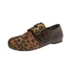 Sapatos Femininos Plus Size 41-43 Retro Bico Dividido Casuais de Lona para Mulheres Outono Novo Estilosos Versáteis Solado Macio Sapatos de Uma Sola