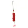 Atacado Mineral Cru Natural Alto Teor Cinábrio Vermelho Imperial Moeda dos Cinco Imperadores Pingente de Celular Chaveiro Estilo Simples Pingente de Bolsa