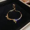 ¡Estrella Corazón! Pulsera de Flor de Mariposa Pulsera Estilo Chica Dulce Joven Sentido de Diseño de Nicho Pulsera Versátil para Mujeres Venta al por Mayor